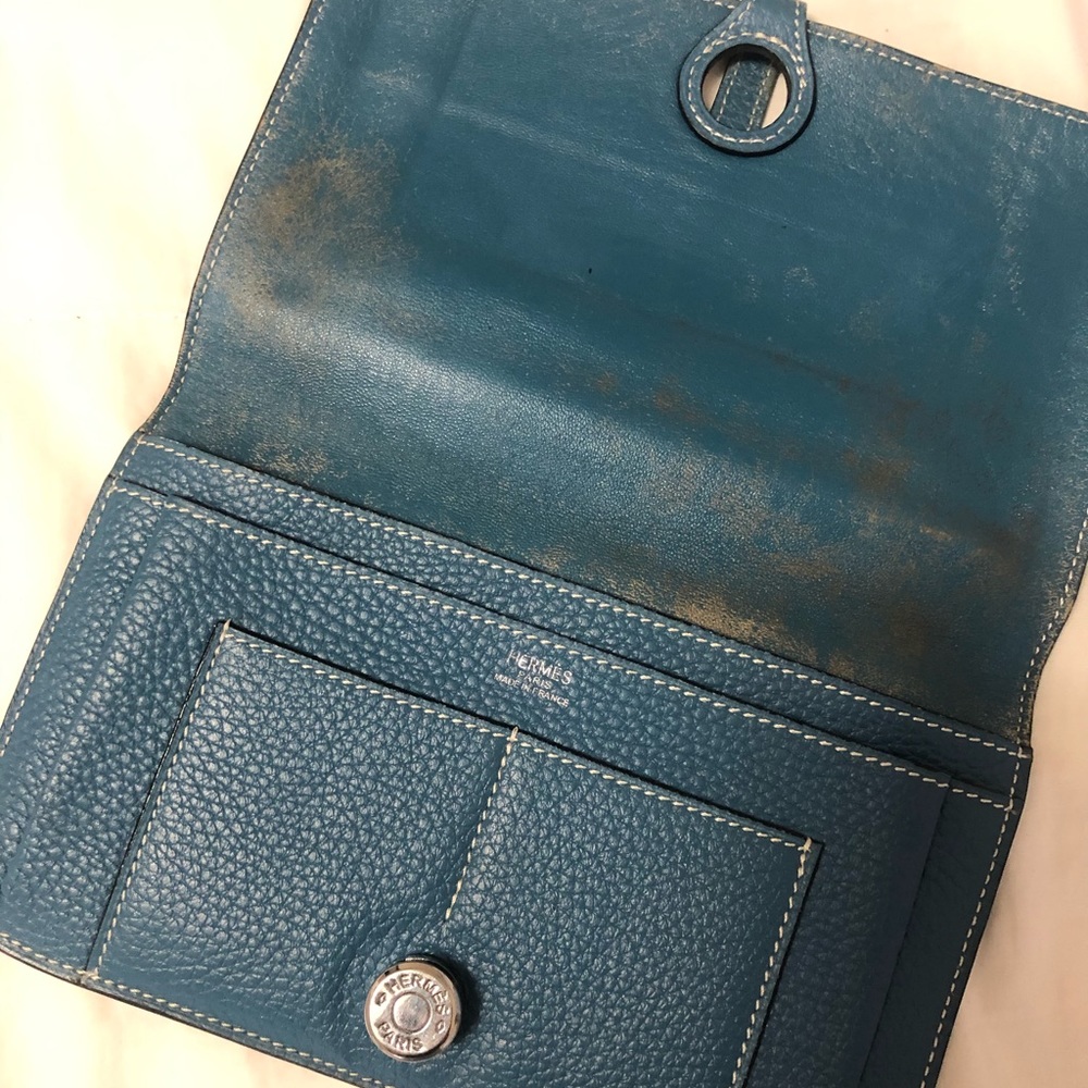 Gently used Hermes Dogon blue jean Clemente - Picture 1 of 5